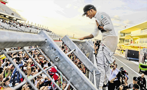 Lewis Hamilton of Mercedes AMG. File photo