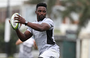 Lwazi Mvovo during the Cell C Sharks training session at Growthpoint Kings Park on December 06, 2016 in Durban, South Africa.