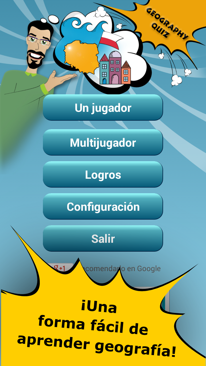 Android application Geography Quiz Full Version screenshort
