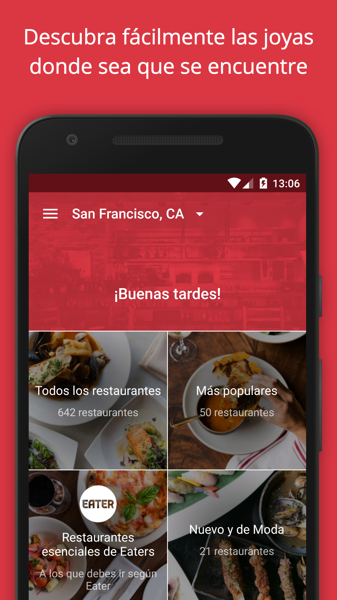 Android application OpenTable: Restaurants Near Me screenshort