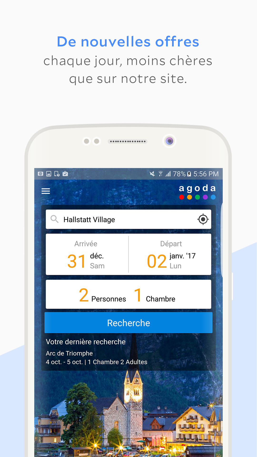 Android application Agoda screenshort