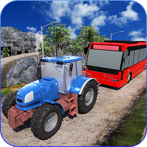 Download Pull Tractor Heavy Duty: Chained Towing Bus 3D For PC Windows and Mac