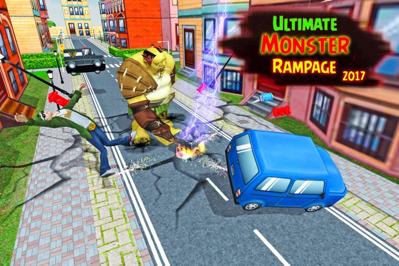 Android application Ultimate Monster Rampage 2017 screenshort