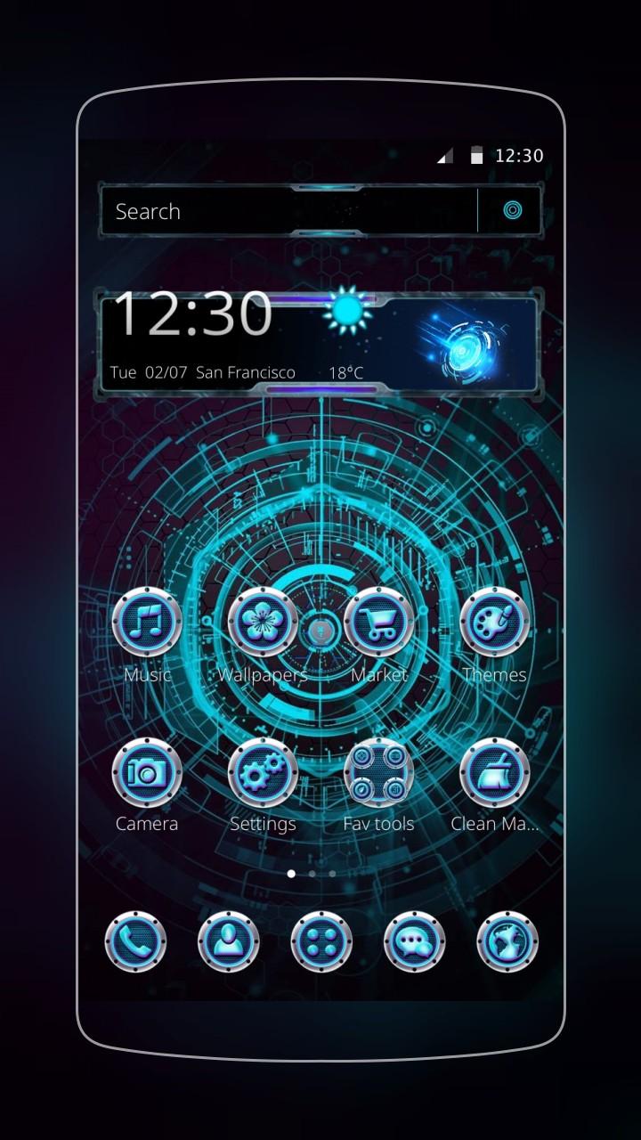 Android application Cool Tech Fluorescent light screenshort