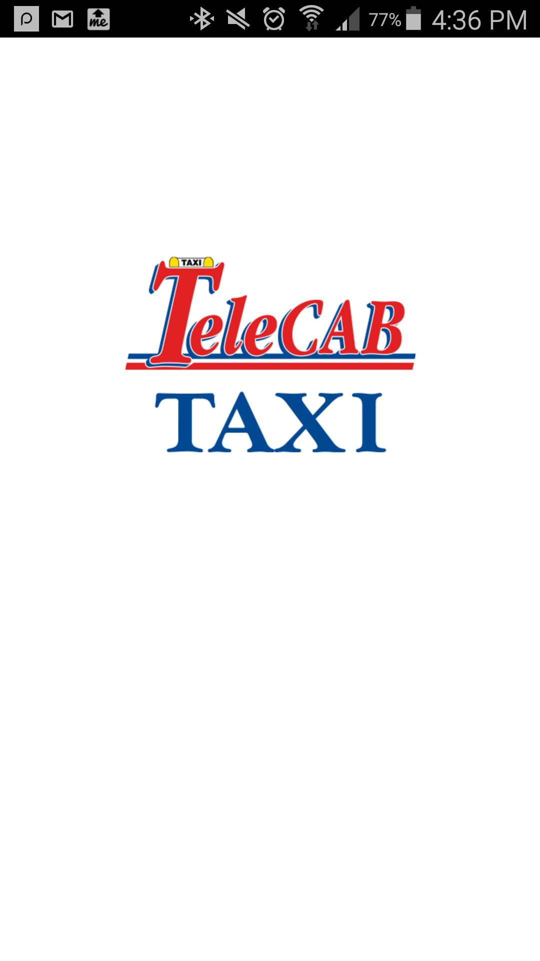 Android application Telecab Taxi screenshort