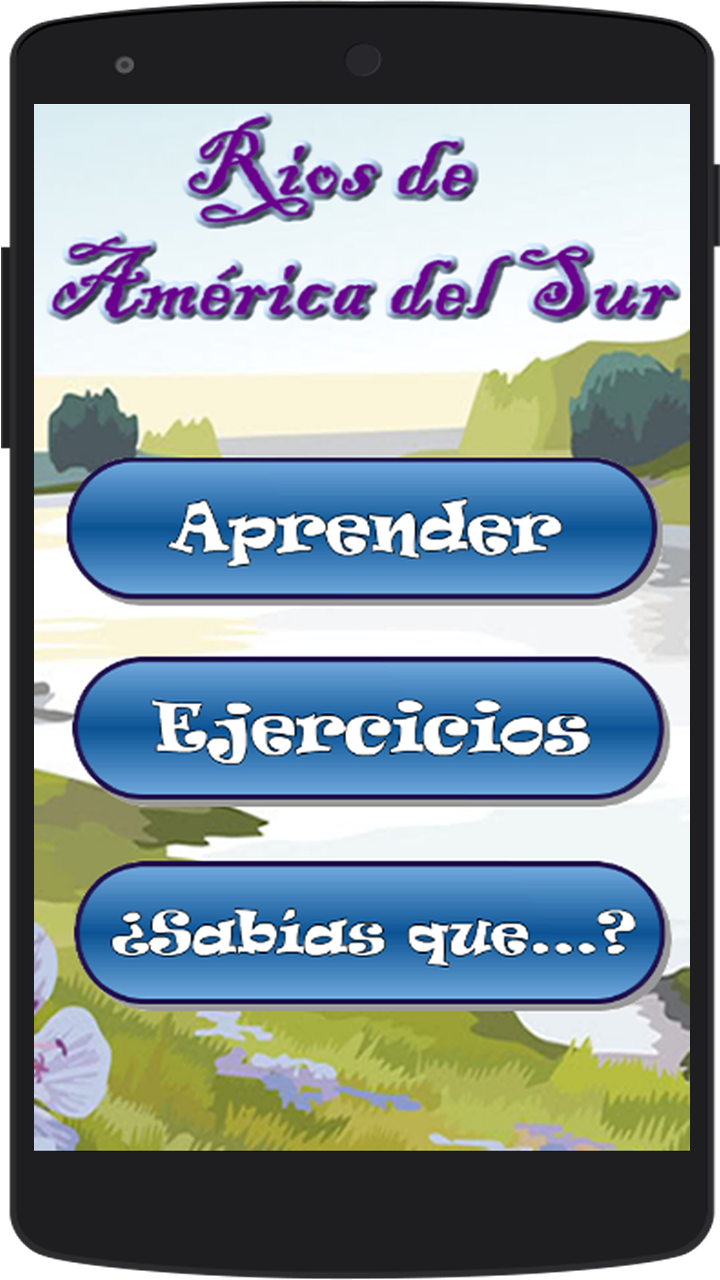 Android application Rios de América del Sur screenshort