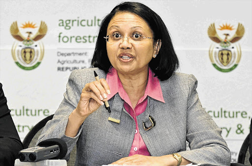 LIE IN RUINS:Tina Joemat-Pettersson