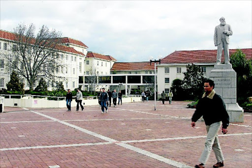 CHANGE: Change is sweeping across SA institutions, Stellenbosch University being the latest Photo: Ambrose Peters