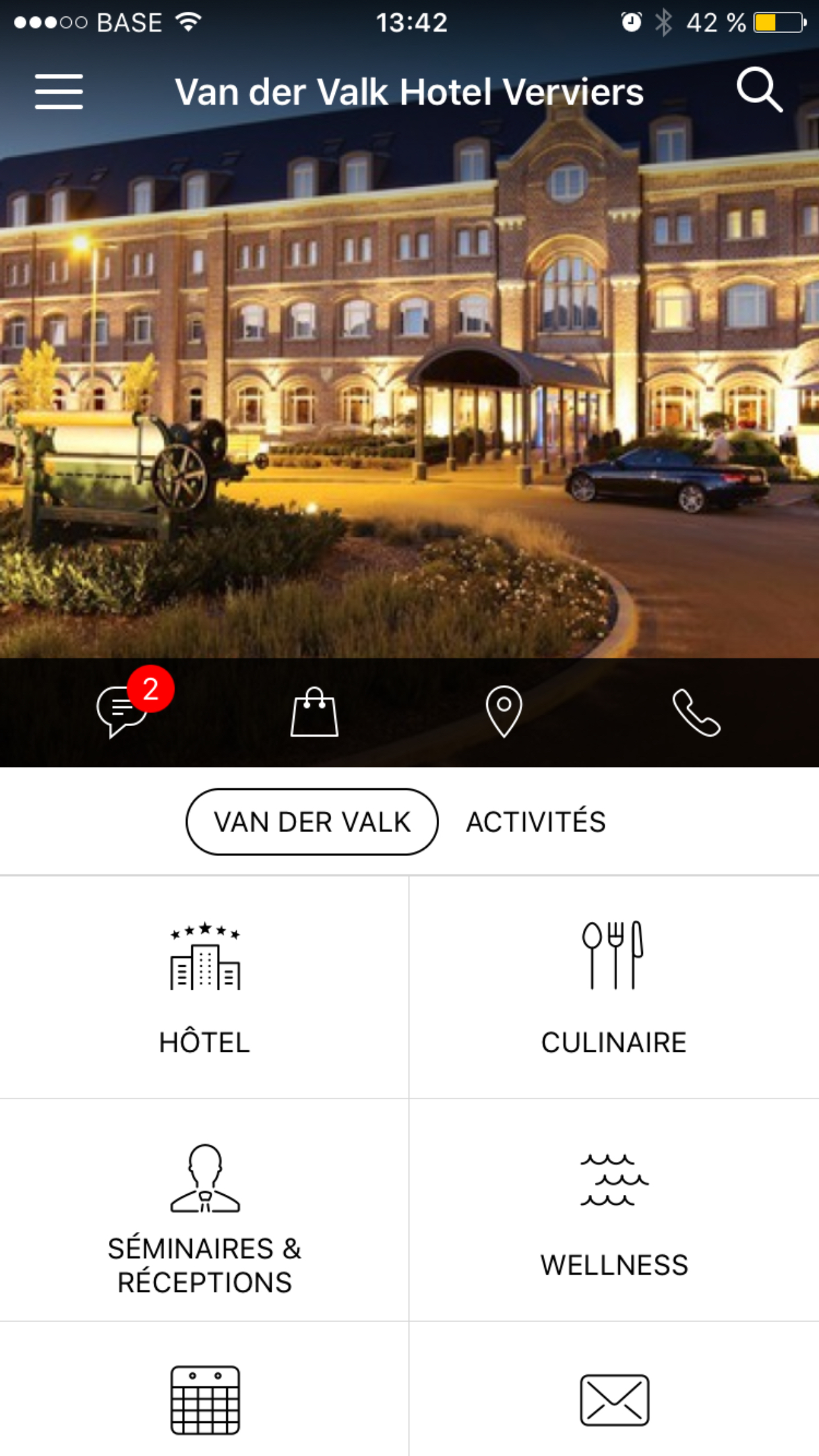 Android application Van der Valk screenshort