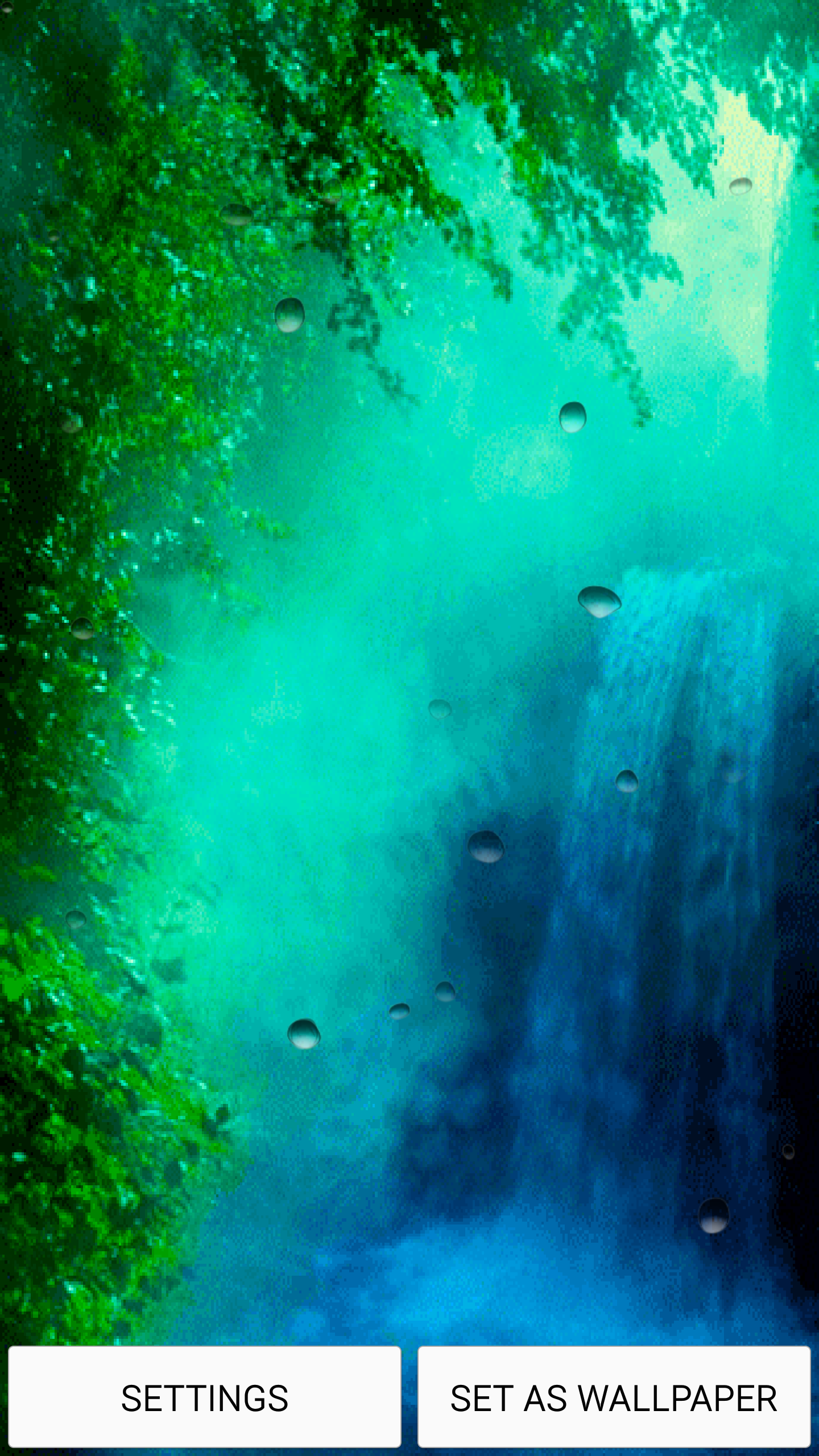 Android application Waterfall Live Wallpaper screenshort