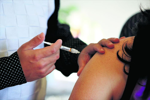 The single-dose human papillomavirus vaccination, which has now been approved in South Africa, improves chances of avoiding cervical cancer. File photo.