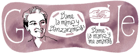 126.º aniversario del nacimiento de Gabriela Mistral