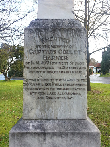 Captain Collett Barker Memorial
