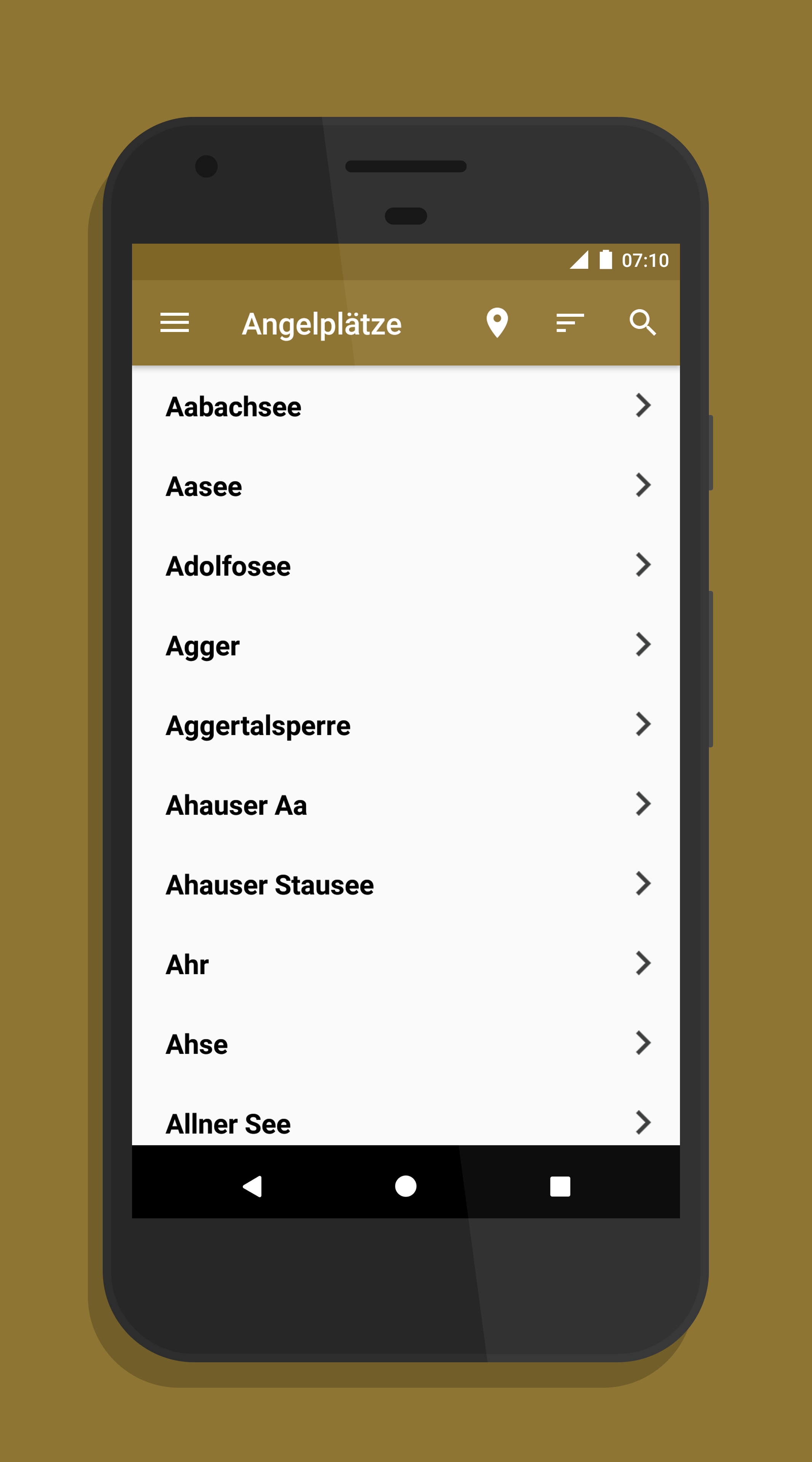 Android application Angeln in Nordrhein-Westfalen screenshort