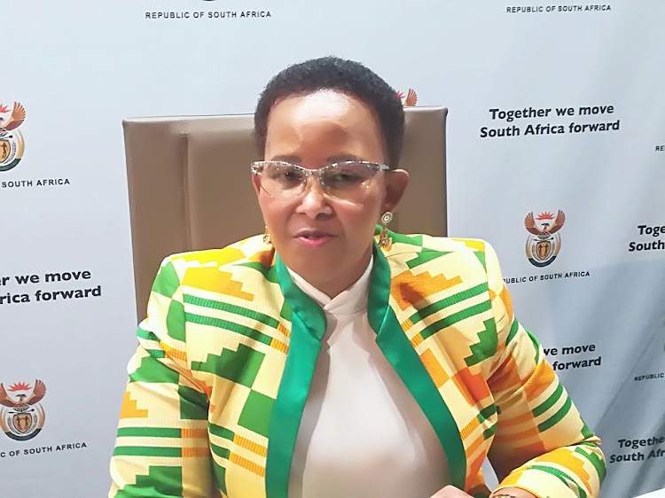 Minister of Sport and Recreation Tokozile Xasa.