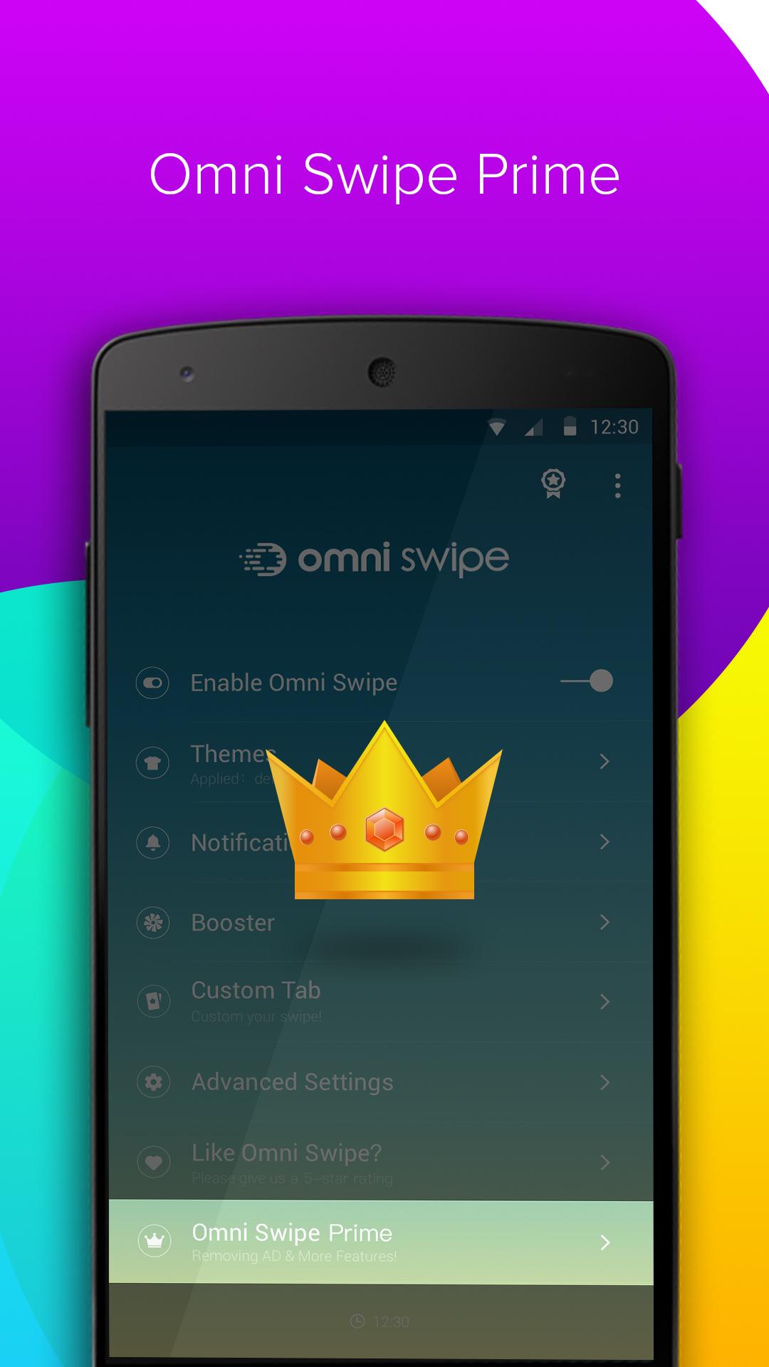 Android application Omni Swipe Prime(Remove Ads) screenshort