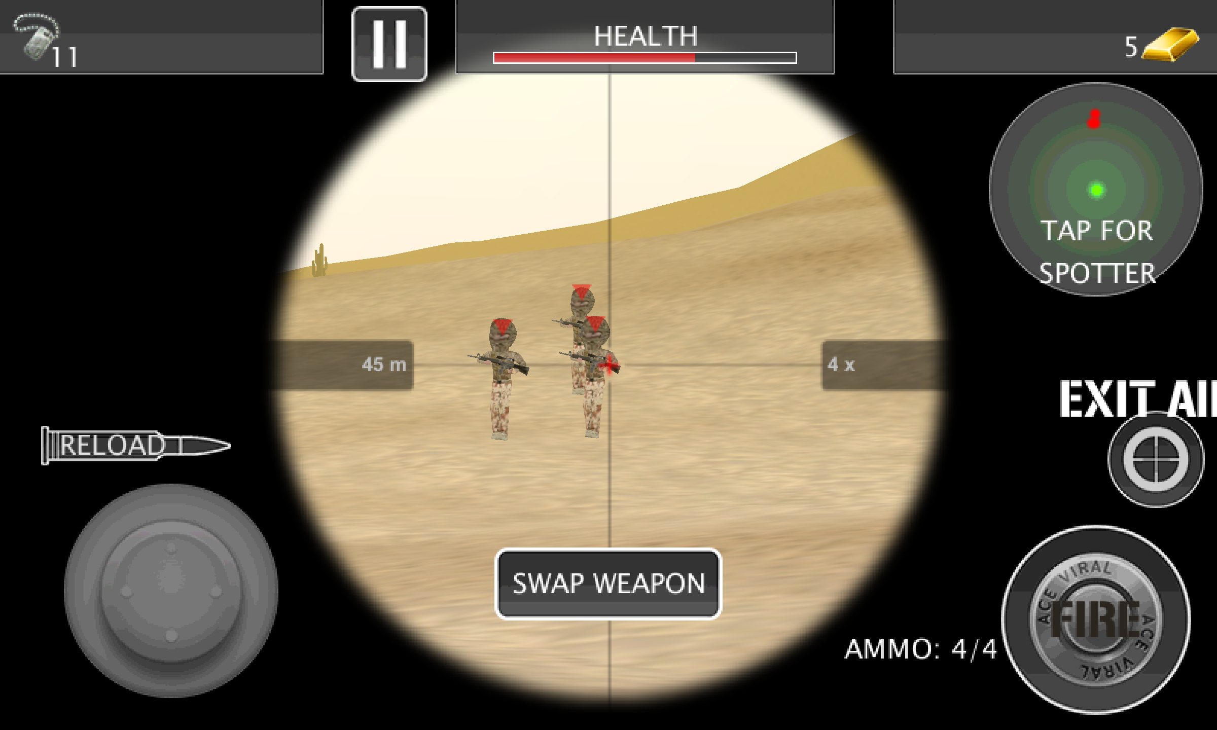 Android application Sniper Shooter 3D : Kill Zone screenshort