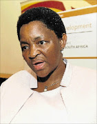 PRESSED: Social Development Minister Bathabile Dlamini