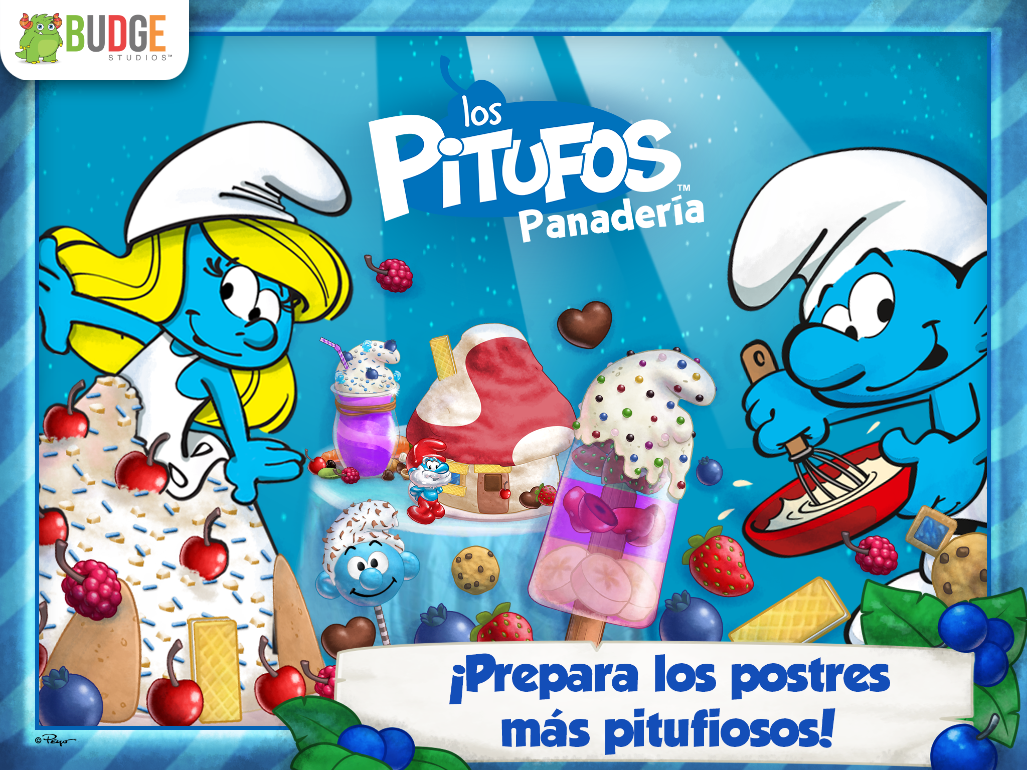 Android application The Smurfs Bakery screenshort