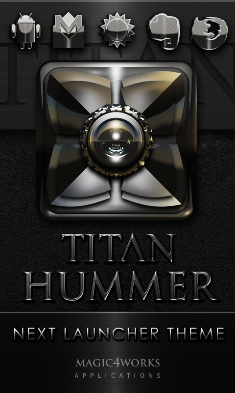 Android application Titan Next Launcher theme screenshort