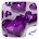 Purple Crystal Heart Theme