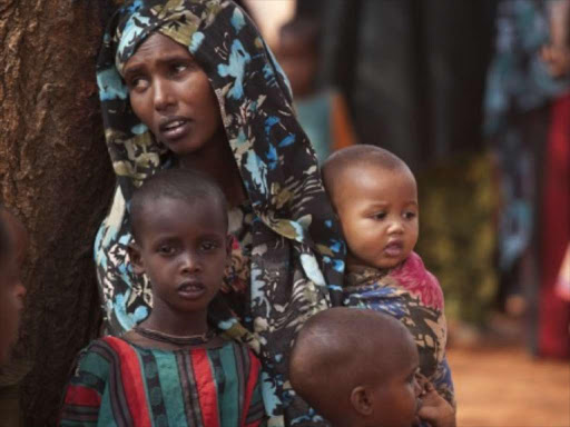 Refugees at one of the camps in Kenya. Photo/FILE