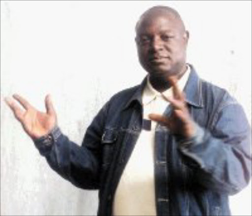AMBITIOUS: Self-proclaimed king of kwasa-kwasa Malo a Botseba. Pic. Clement Lekanyane. 28/01/04. © Sowetan.