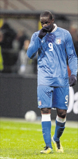 controversial: Mario Balotelli of Italy has been called up for the clash against Croatia Photo: Lars Baron/Getty Images