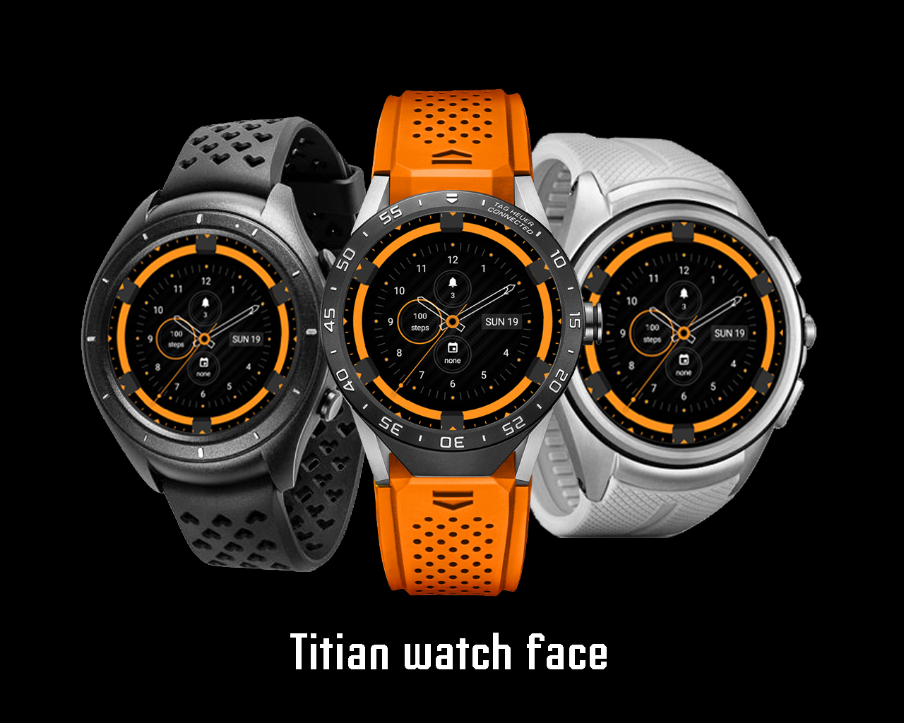 Android application Titian watch face For Wear screenshort