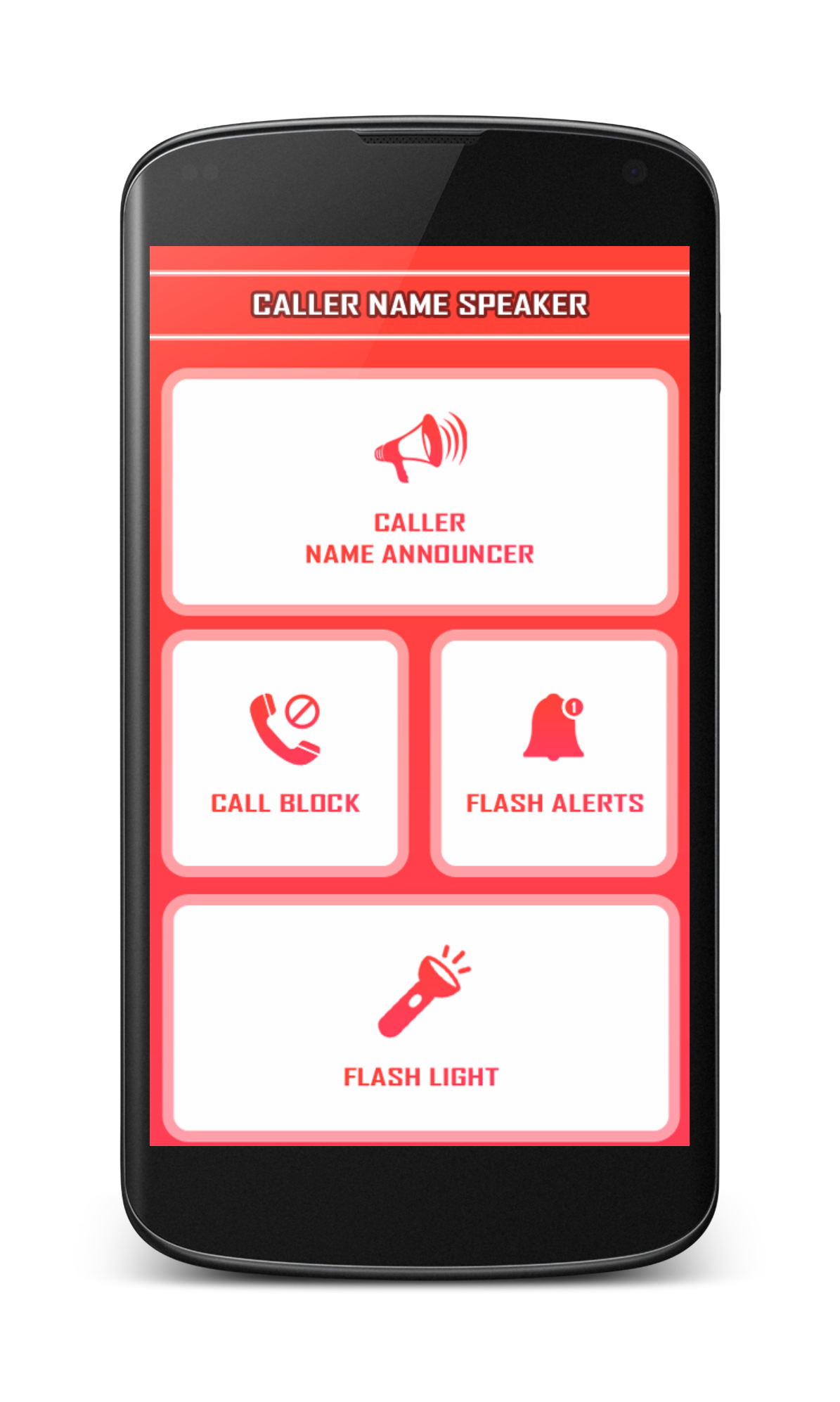 Android application Caller Name Speaker 2 screenshort