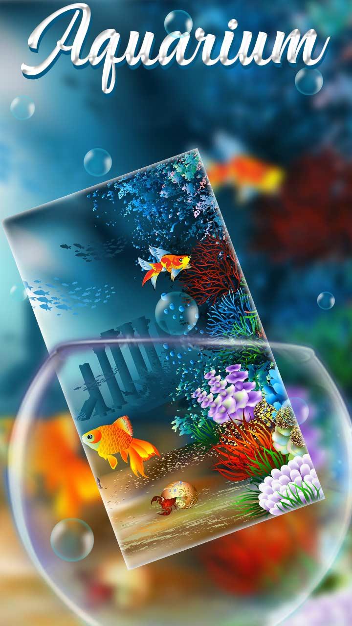 Android application Aquarium Fish Live Wallpaper screenshort