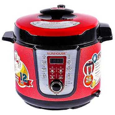 Nồi Áp Suất Sunhouse SHD1757 (5.0L) - Đỏ