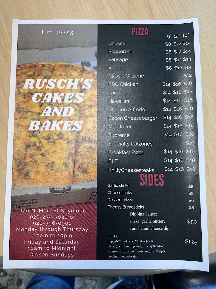 Paper menu