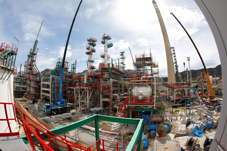 A view shows a part of the Spain's first advanced second-generation biofuels plant under construction at Cartagena Industrial Complex, where Repsol plans to produce sustainable jet fuel, in Cartagena, Spain, March 7 2023. Picture: REUTERS/JON NAZCA