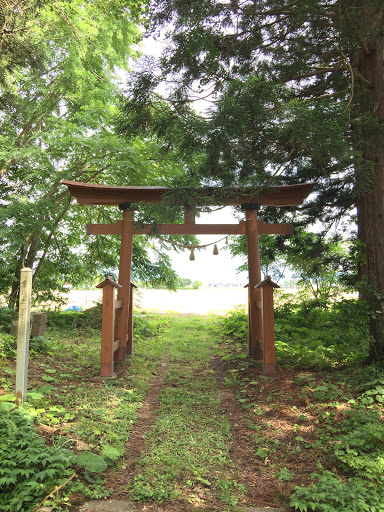 幕林八幡神社　鳥居