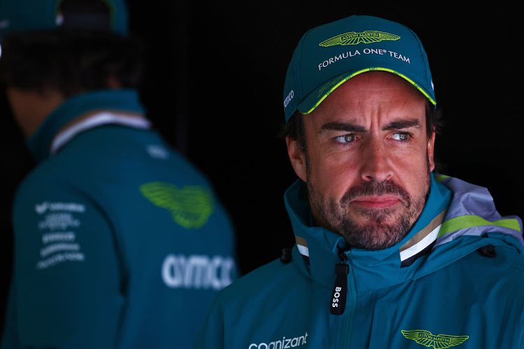 Fernando Alonso retired from the Saturday 100km sprint on April 20 with a puncture and damage after making contact with Ferrari's Carlos Sainz.