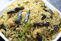 Brinjal Pulao