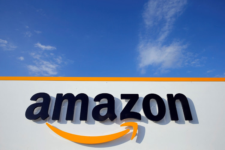 The logo of Amazon is seen at the company logistics centre in Boves, France, August 8 2018. Picture: REUTERS/PASCAL ROSSIGNOL.