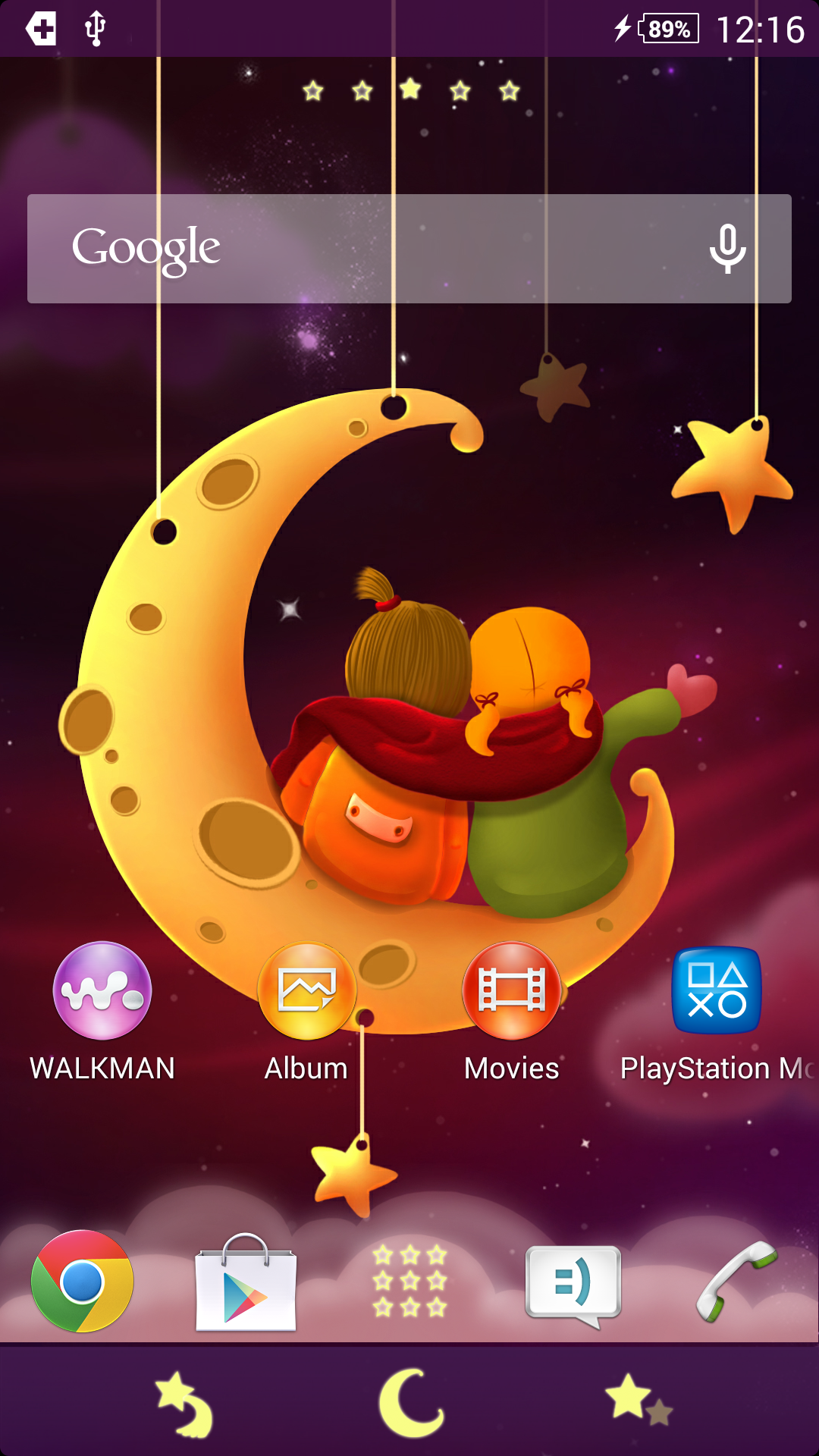 Android application XPERIA™ Bestfriends Theme screenshort