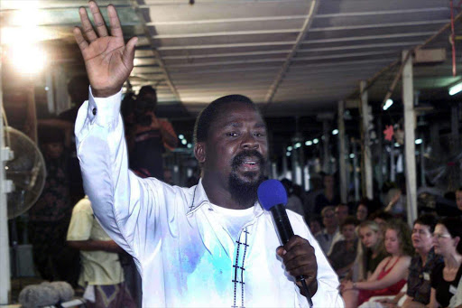 Prophet TB Joshua, founder of The Synagogue, Church of All Nations.