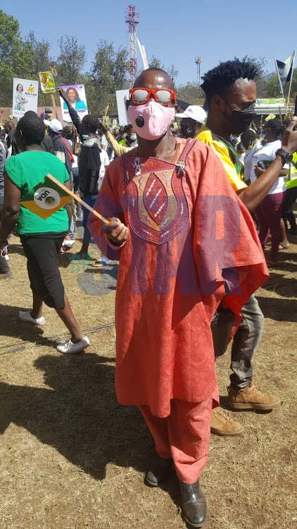 UDA supporters at the Nakuru ASK showground