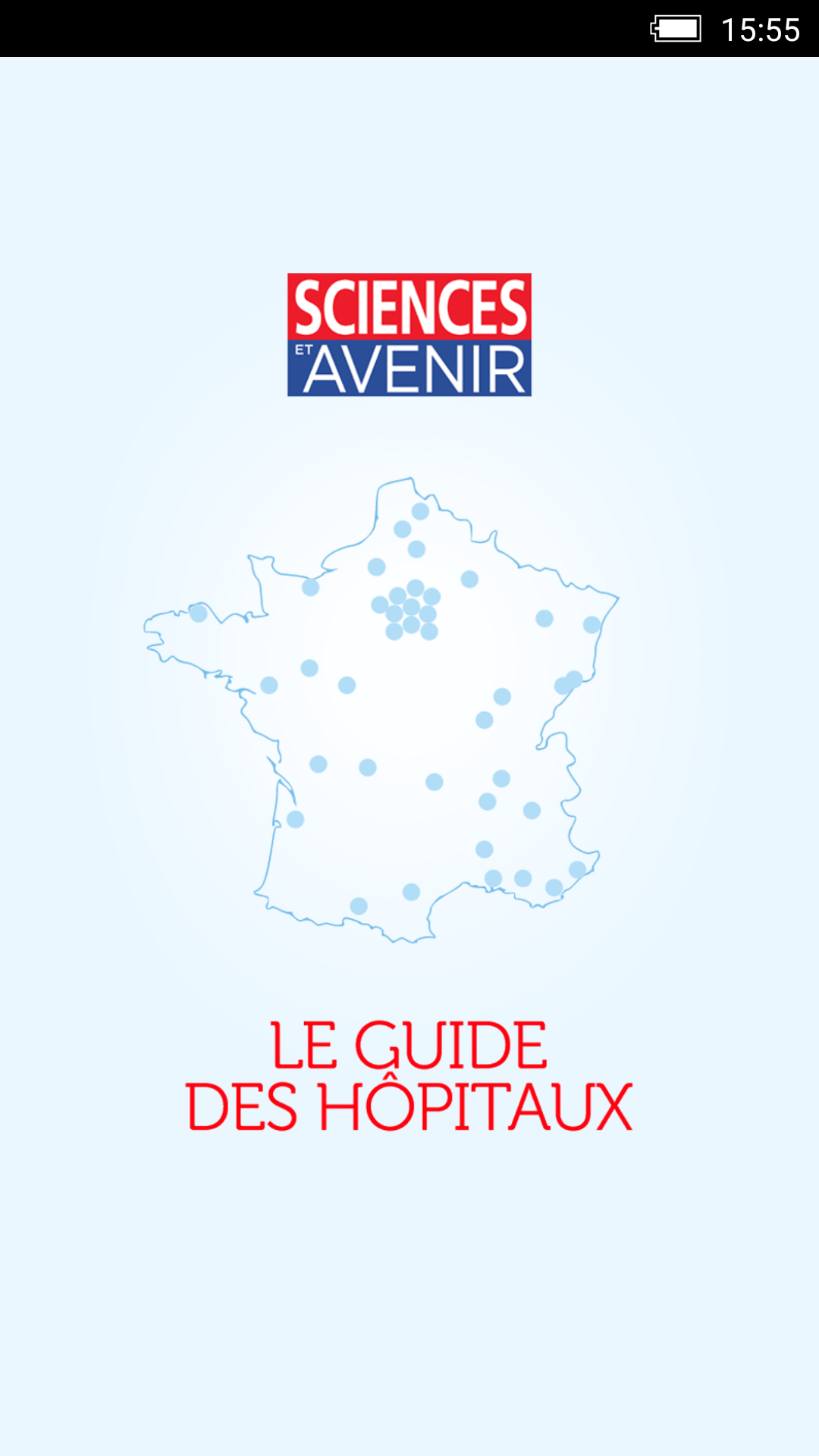 Android application Le Guide des Hôpitaux - Sci&amp;Av screenshort