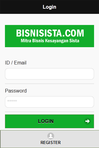 Android application BISNISISTA screenshort