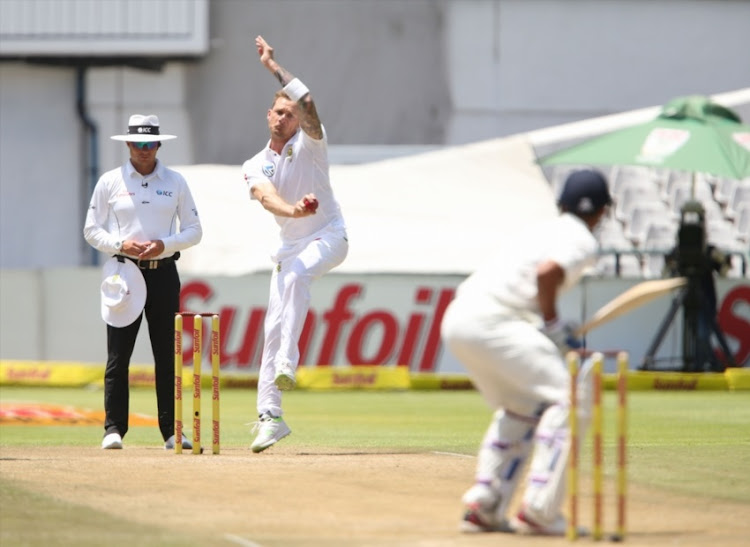 Dale Steyn during day 2 of the 1st Sunfoil Test match between South Africa and India at PPC Newlands on January 06, 2018 in Cape Town, South Africa.