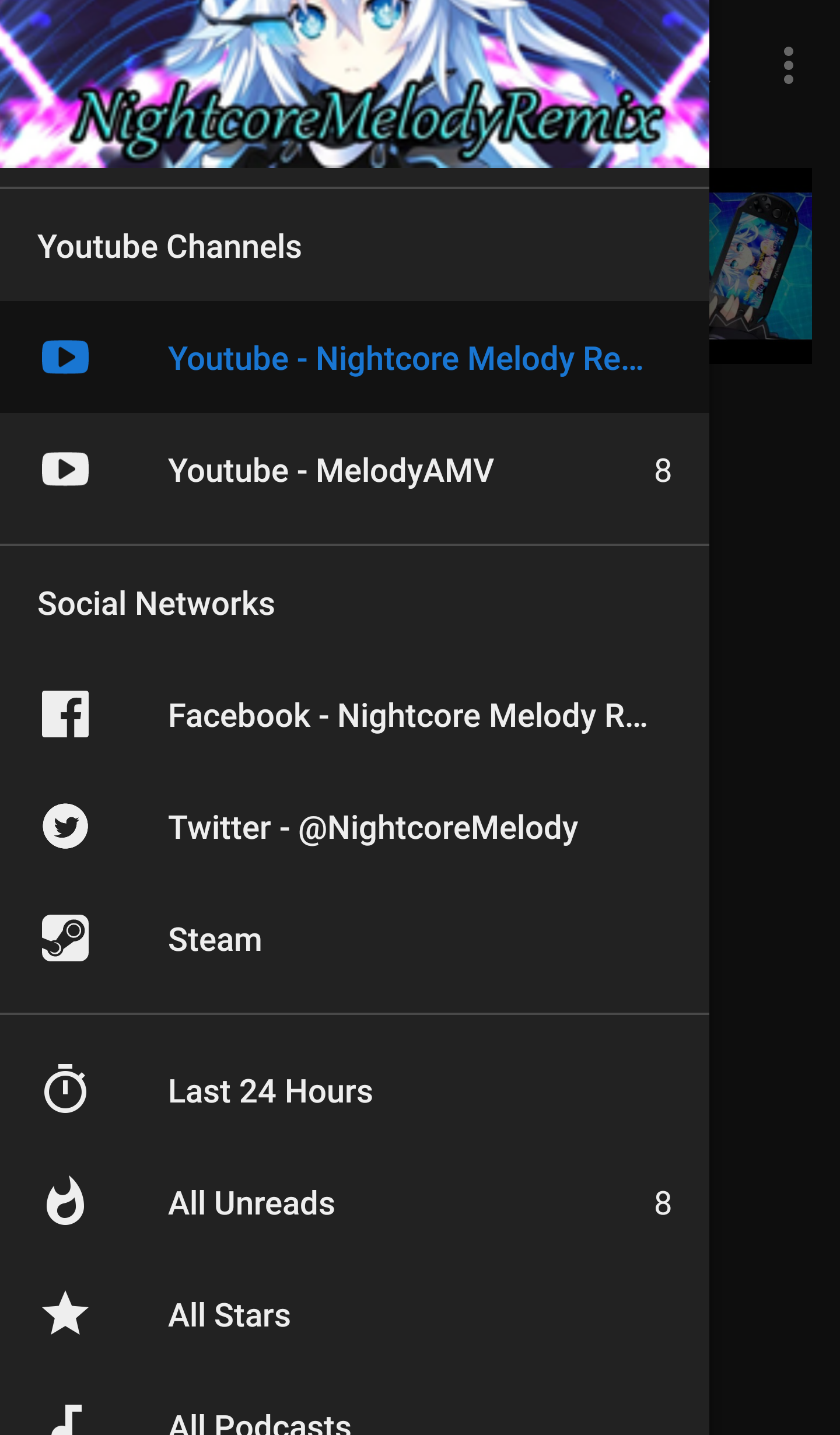Android application NightcoreMelodyRemix screenshort