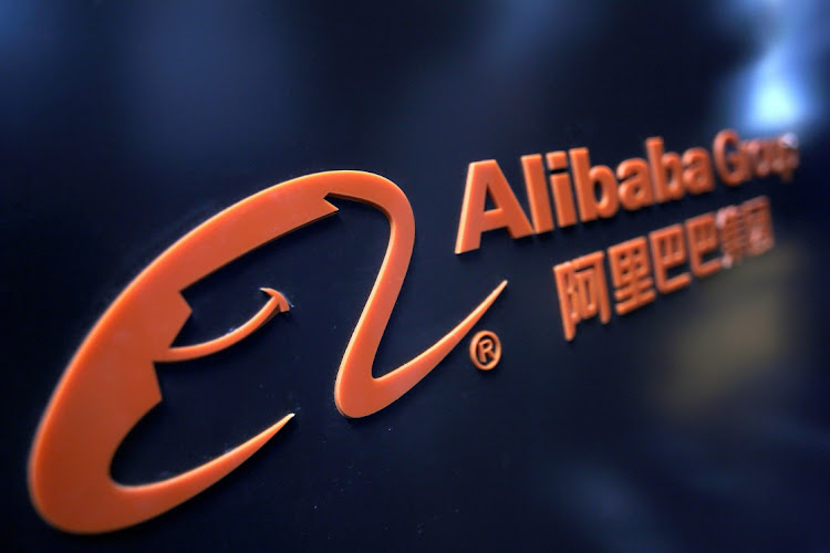 A logo of Alibaba Group is seen at an exhibition during the World Intelligence Congress in Tianjin, China, on May 16 2019. Picture: REUTERS/JASON LEE