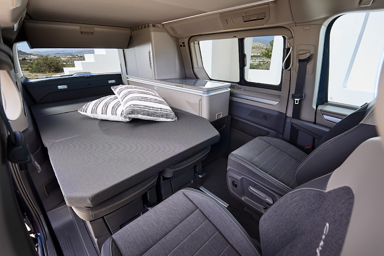The cabin that seats four can be configured as four-sleeper in some of the models. Picture: SUPPLIED