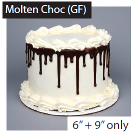 Flourless Molten Chocolate Cake - requires 48 hours notice! Order on our website.