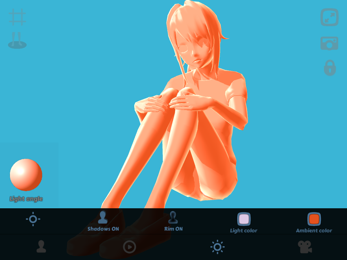    Anime Girl Pose 3D- screenshot  