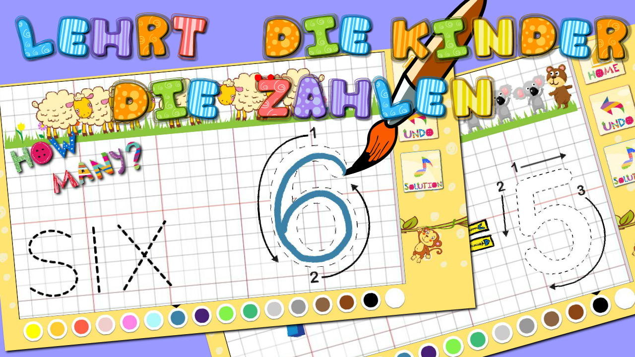 Android application 1+1 Learning math toddlers screenshort